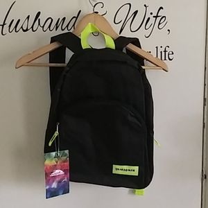 TrailMaker. Backpack. Black and neon Green